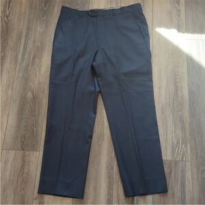 Santorelli 100% Virgin Wool Luxury Italy Blue Romeo Dress Pants Men's SZ 35